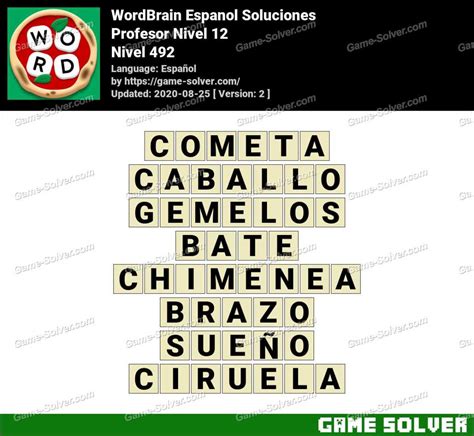 wordbrain soluciones|Respuestas de WordBrain .
